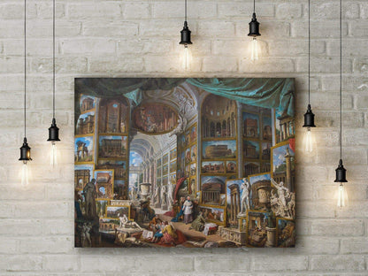 Ancient Rome Giovanni Paolo Panini Printed Canvas Art