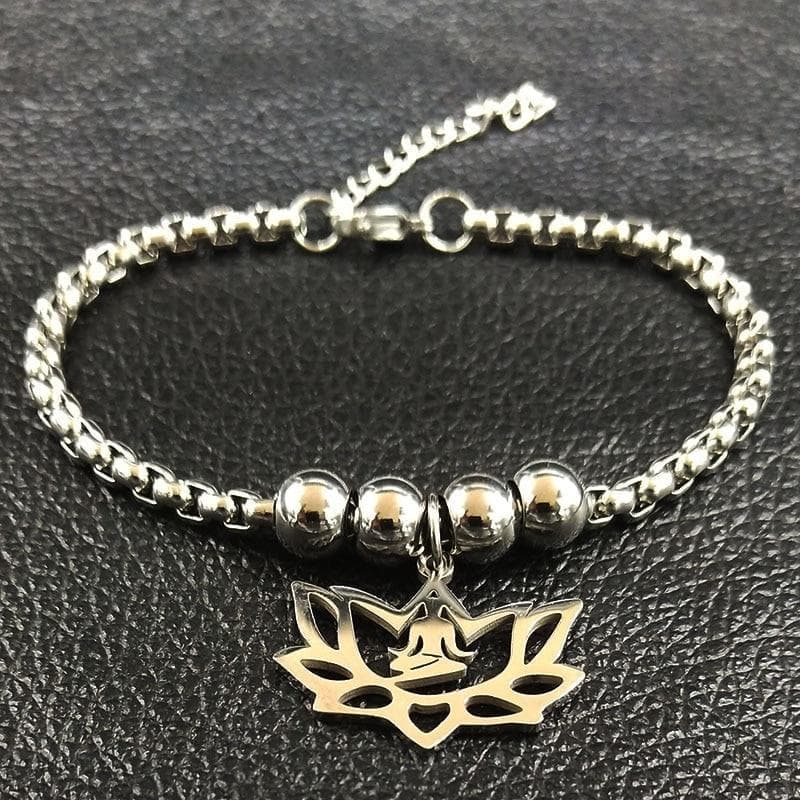 Bracelets Ancient Egypt Lotus Stainless Steel Bracelet Ancient Treasures Ancientreasures Viking Odin Thor Mjolnir Celtic Ancient Egypt Norse Norse Mythology