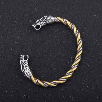 Bracelets Golden Viking Stainless Steel Oath Arm Ring Ancient Treasures Ancientreasures Viking Odin Thor Mjolnir Celtic Ancient Egypt Norse Norse Mythology