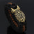 Bracelets Vikings Runic Bear Paw Stainless Steel Black Brown Paracord Bracelet Ancient Treasures Ancientreasures Viking Odin Thor Mjolnir Celtic Ancient Egypt Norse Norse Mythology