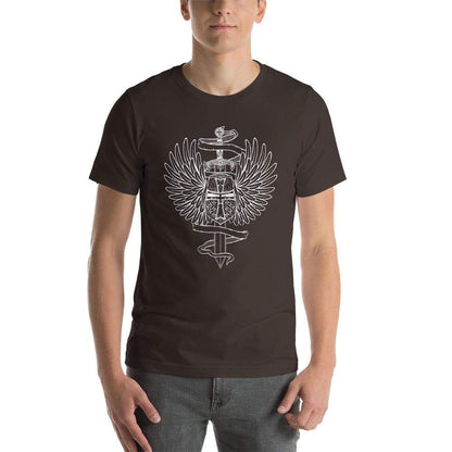 Winged Templar Helmet and Sword Unisex T-Shirt