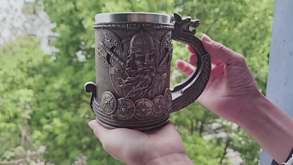 Viking Warrior Tankard Mug