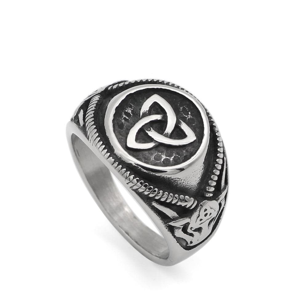 Celtic Handmade Triquetra Stainless Steel Ring Ancient Treasures Ancientreasures Viking Odin Thor Mjolnir Celtic Ancient Egypt Norse Norse Mythology