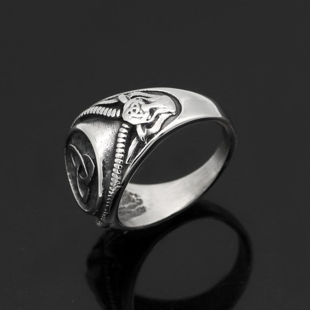 Celtic Handmade Triquetra Stainless Steel Ring Ancient Treasures Ancientreasures Viking Odin Thor Mjolnir Celtic Ancient Egypt Norse Norse Mythology