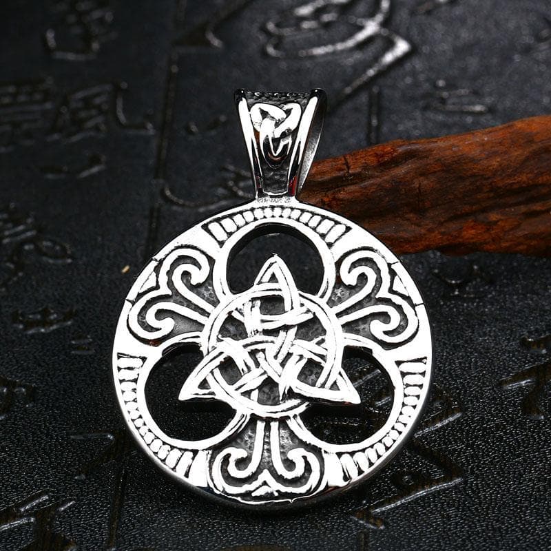 Celtic only pendant / 55cm Stainless Steel Metal Chain with Triquetra Pendant Ancient Treasures Ancientreasures Viking Odin Thor Mjolnir Celtic Ancient Egypt Norse Norse Mythology