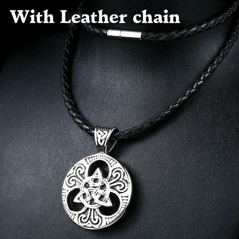 Celtic Stainless Steel Metal Chain with Triquetra Pendant Ancient Treasures Ancientreasures Viking Odin Thor Mjolnir Celtic Ancient Egypt Norse Norse Mythology