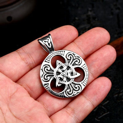 Celtic Stainless Steel Metal Chain with Triquetra Pendant Ancient Treasures Ancientreasures Viking Odin Thor Mjolnir Celtic Ancient Egypt Norse Norse Mythology