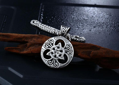 Celtic Stainless Steel Metal Chain with Triquetra Pendant Ancient Treasures Ancientreasures Viking Odin Thor Mjolnir Celtic Ancient Egypt Norse Norse Mythology