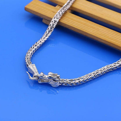 Chain Necklaces Men's 925 Sterling Silver Necklaces Dragon 925 Sliver Popular Necklaces Solid Silver Body Chain Jewelry Vintage Accessories|designer jewelry|jewelry designsilver chain Ancient Treasures Ancientreasures Viking Odin Thor Mjolnir Celtic Ancient Egypt Norse Norse Mythology
