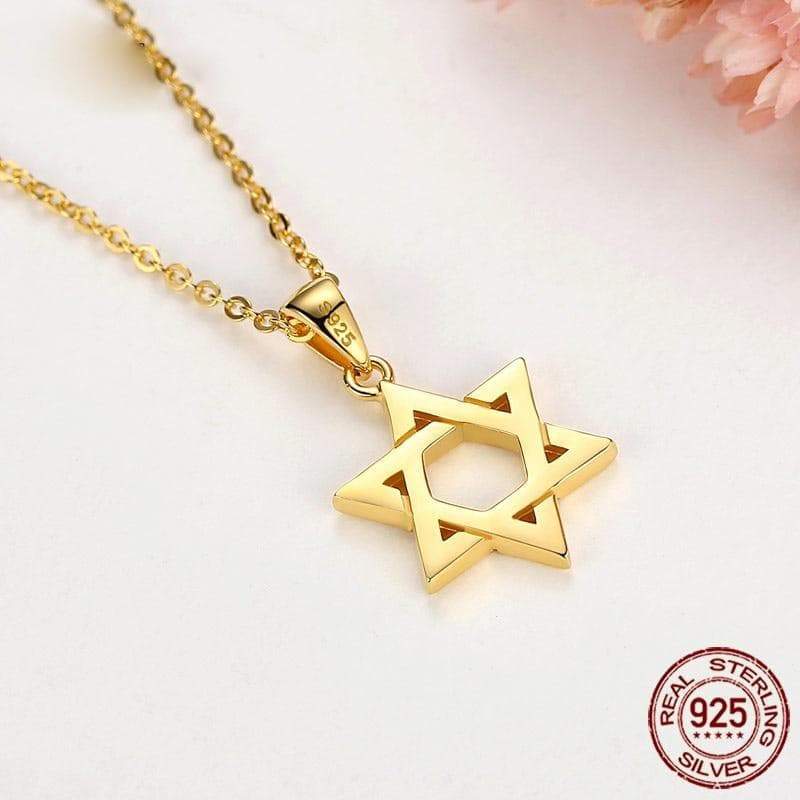 Chain Necklaces TONGZHE Collare Magen Star Of David Pendant 925 Sterling Silver Israel Chain Necklace Women Judaica Jewish Men Jewelry 2019|Chain Necklaces| Ancient Treasures Ancientreasures Viking Odin Thor Mjolnir Celtic Ancient Egypt Norse Norse Mythology