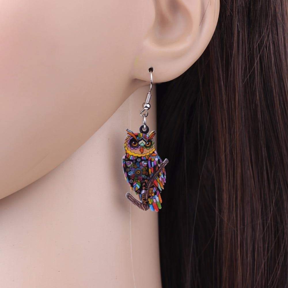 Drop Earrings Bonsny Big Acrylic Stud Drop Dangle Owl Bird Long Earrings 2017 New Fashion Animal Jewelry For Women Girls Bijoux Accessories|fashion long earrings|long drop earringslong earrings Ancient Treasures Ancientreasures Viking Odin Thor Mjolnir Celtic Ancient Egypt Norse Norse Mythology