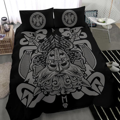 Duvet Covers Odin and his Ravens Duvet Cover and Pillow Cases Set Ancient Treasures Ancientreasures Viking Odin Thor Mjolnir Celtic Ancient Egypt Norse Norse Mythology