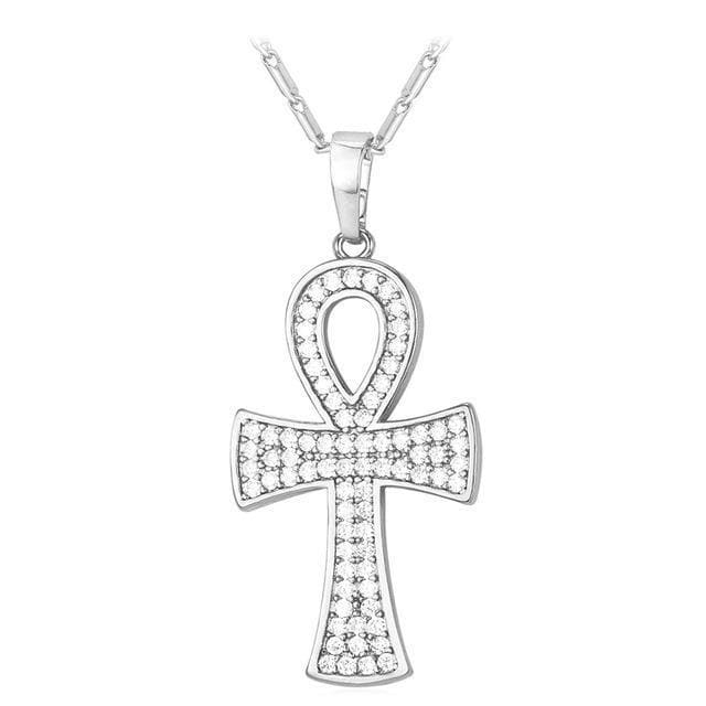 Egypt Diamonds Silver Coptic Ankh Necklace Ancient Treasures Ancientreasures Viking Odin Thor Mjolnir Celtic Ancient Egypt Norse Norse Mythology