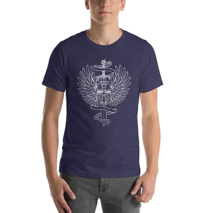 Winged Templar Helmet and Sword Unisex T-Shirt