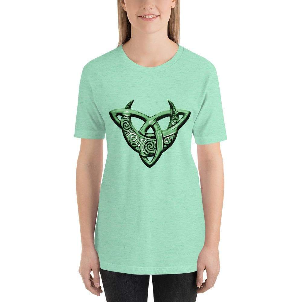 Celtic Moon on Triquetra T-Shirt