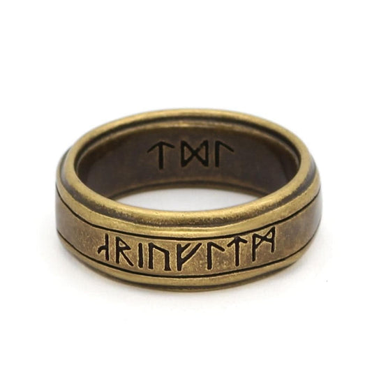 Home Nordic viking Stainless Steel rune rings with valknut gift bag Ancient Treasures Ancientreasures Viking Odin Thor Mjolnir Celtic Ancient Egypt Norse Norse Mythology