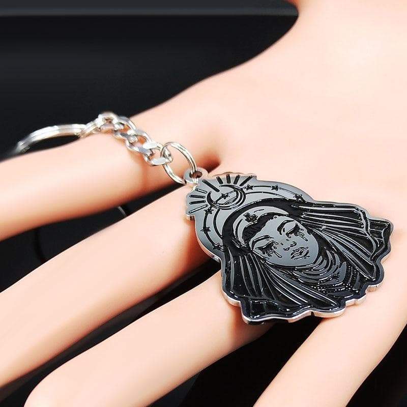 Keychains Wiccan Witch Enchantress Stainless Steel Keychain Ancient Treasures Ancientreasures Viking Odin Thor Mjolnir Celtic Ancient Egypt Norse Norse Mythology