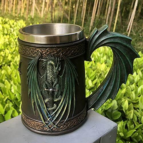 Mugs Celtic Dragon Drinking Mug Ancient Treasures Ancientreasures Viking Odin Thor Mjolnir Celtic Ancient Egypt Norse Norse Mythology