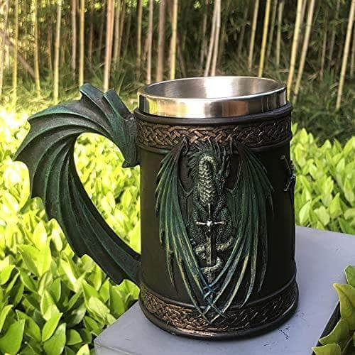 Mugs Celtic Dragon Drinking Mug Ancient Treasures Ancientreasures Viking Odin Thor Mjolnir Celtic Ancient Egypt Norse Norse Mythology