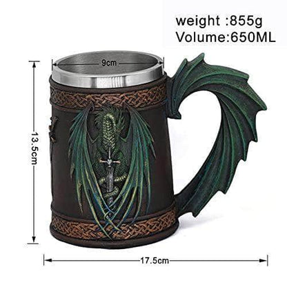 Mugs Dragon Templar Celtic Drinking Mug Ancient Treasures Ancientreasures Viking Odin Thor Mjolnir Celtic Ancient Egypt Norse Norse Mythology