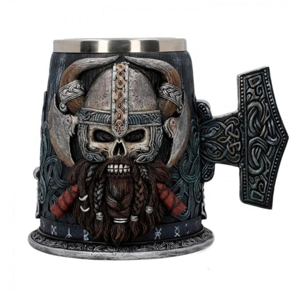 Viking Warrior Mjolnir Beer Mug - Special Edition - Ancient Treasures