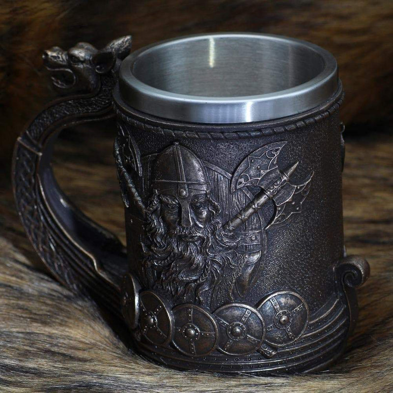 Viking Warrior Tankard Mug - Ancient Treasures