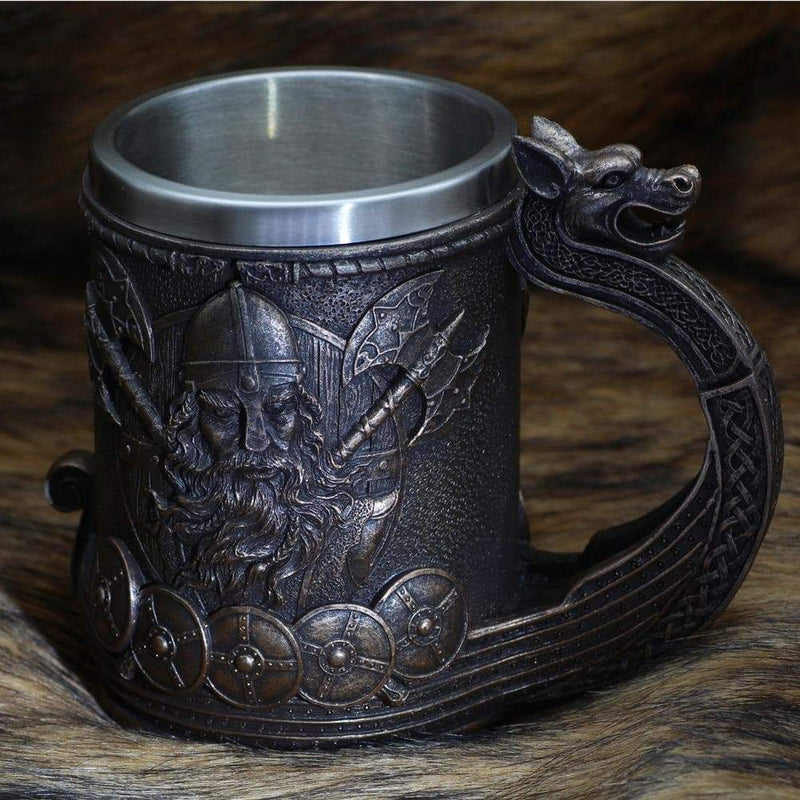 Viking Warrior Tankard Mug - Ancient Treasures