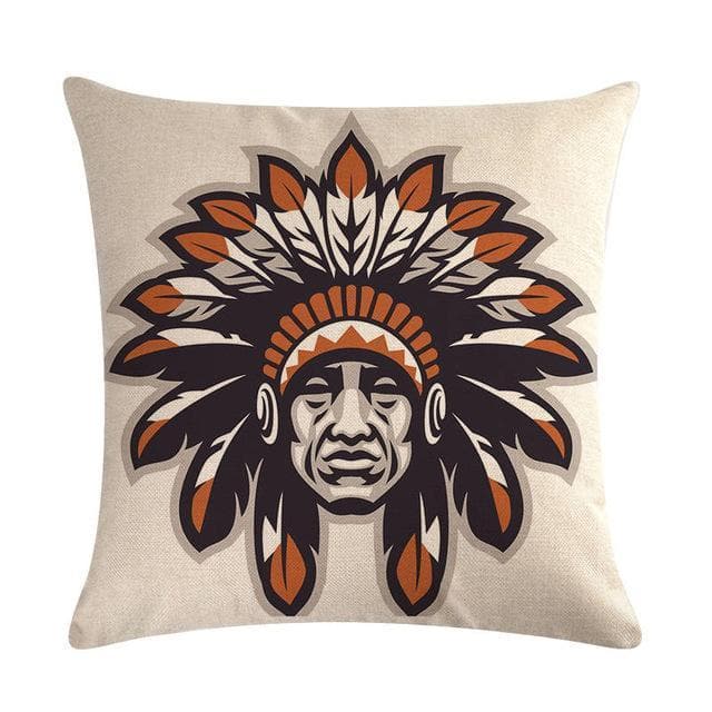 Native American 11 Native American Traditional Cushion Cover