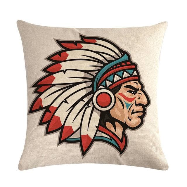 Native American 14 Native American Traditional Cushion Cover