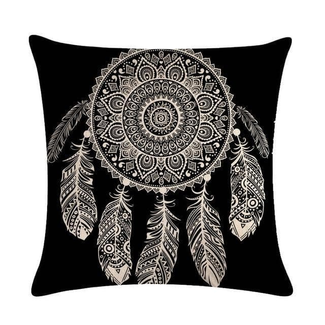 Native American 3 Native American Traditional Cushion Cover