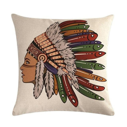 Native American 8 Native American Traditional Cushion Cover