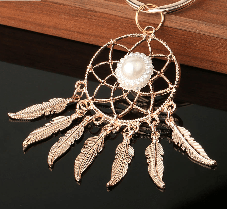 Native American Rose Gold Dreamcatcher Keychain Ancient Treasures Ancientreasures Viking Odin Thor Mjolnir Celtic Ancient Egypt Norse Norse Mythology