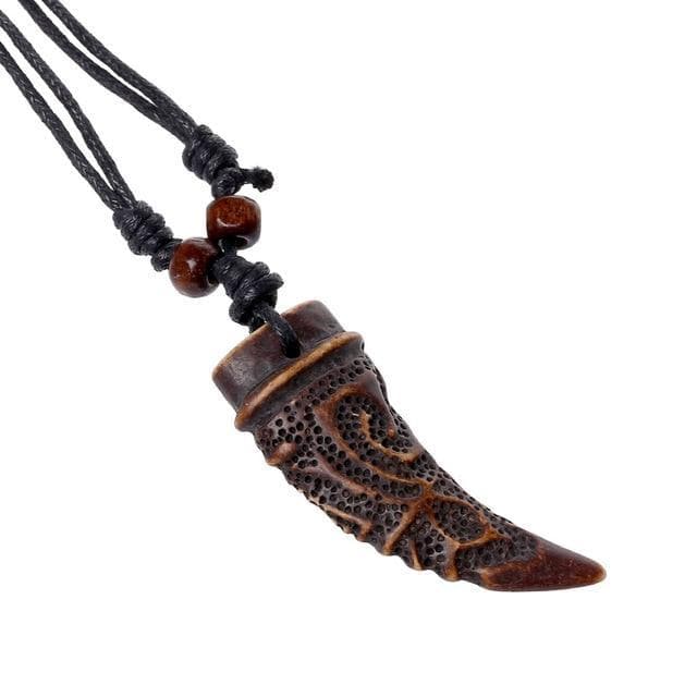 Native American style1 Native American Totem-Pole Necklace