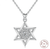 Necklaces EUDORA 925 Sterling Silver Star of David & Cubic Zirconia Pendant Necklace Fashion Hexagram CZ Jewelry for Anniversary Gift D334|Necklaces| Ancient Treasures Ancientreasures Viking Odin Thor Mjolnir Celtic Ancient Egypt Norse Norse Mythology