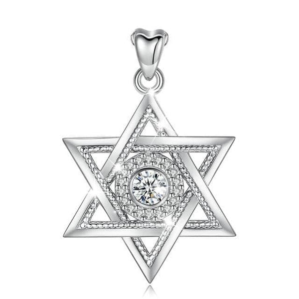 Freemason Star of David 925 Sterling Silver Necklace - Ancient ...