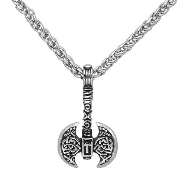 Vikings Nordic Axe Stainless Steel Neckalce - Ancient Treasures