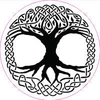 Patch & Stickers Yggdrasil Tree of Life Sticker Ancient Treasures Ancientreasures Viking Odin Thor Mjolnir Celtic Ancient Egypt Norse Norse Mythology