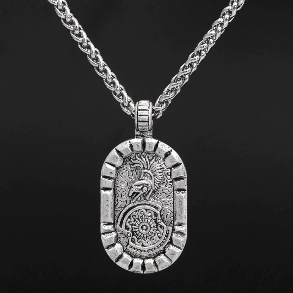 Pendant and Necklace Greek Hoplite Soldier Stainless Steel Necklace Ancient Treasures Ancientreasures Viking Odin Thor Mjolnir Celtic Ancient Egypt Norse Norse Mythology