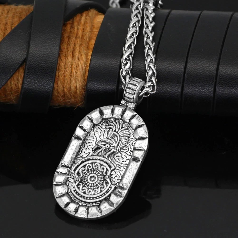 Pendant and Necklace Greek Hoplite Soldier Stainless Steel Necklace Ancient Treasures Ancientreasures Viking Odin Thor Mjolnir Celtic Ancient Egypt Norse Norse Mythology