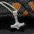 Pendant and Necklace Vikings Thor's Mjolnir Stainless Steel Pendant Necklace Ancient Treasures Ancientreasures Viking Odin Thor Mjolnir Celtic Ancient Egypt Norse Norse Mythology