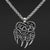 Pendant and Necklace Vikings Wolf Paw Valknut Stainless Steel Necklace Ancient Treasures Ancientreasures Viking Odin Thor Mjolnir Celtic Ancient Egypt Norse Norse Mythology