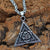 Pendant and Necklaces Vikings Valknut and Raven Stainless Steel Necklace Ancient Treasures Ancientreasures Viking Odin Thor Mjolnir Celtic Ancient Egypt Norse Norse Mythology