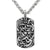 Vikings Compass Dog Tag Stainless Steel Necklace