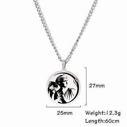 Pendant Necklaces Ancient Greece God Artemis Stainless Steel Necklace Ancient Treasures Ancientreasures Viking Odin Thor Mjolnir Celtic Ancient Egypt Norse Norse Mythology