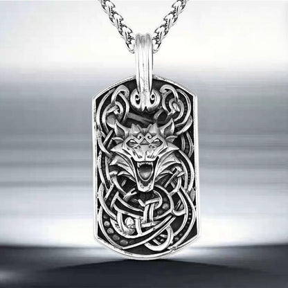 Pendant Necklaces Beier Lucky gift 316L stainless steel Viking Wolf Head Pendant Necklace Nordic Bodyguard Symbol Fashion Animal Jewelry BP8 453|Pendant Necklaces| Ancient Treasures Ancientreasures Viking Odin Thor Mjolnir Celtic Ancient Egypt Norse Norse Mythology