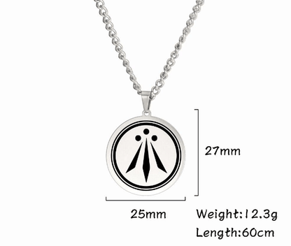 Pendant Necklaces Celtic Awen Stainless Steel Pendant Necklace Ancient Treasures Ancientreasures Viking Odin Thor Mjolnir Celtic Ancient Egypt Norse Norse Mythology