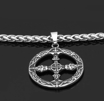 Pendant Necklaces Celtic Cross Amulet Pendant Necklace Ancient Treasures Ancientreasures Viking Odin Thor Mjolnir Celtic Ancient Egypt Norse Norse Mythology