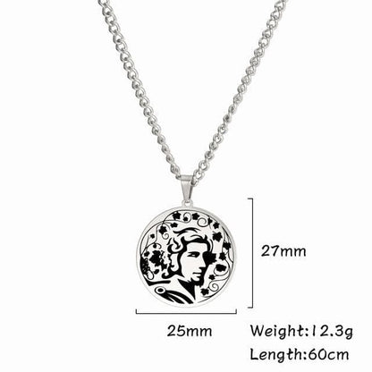 Pendant Necklaces Fishhook Greek Mythology DIONYSUS Necklace King God Of Wine Drama Supernatural Stainless Steel Gift For Man Woman Jewelry|Pendant Necklaces| Ancient Treasures Ancientreasures Viking Odin Thor Mjolnir Celtic Ancient Egypt Norse Norse Mythology