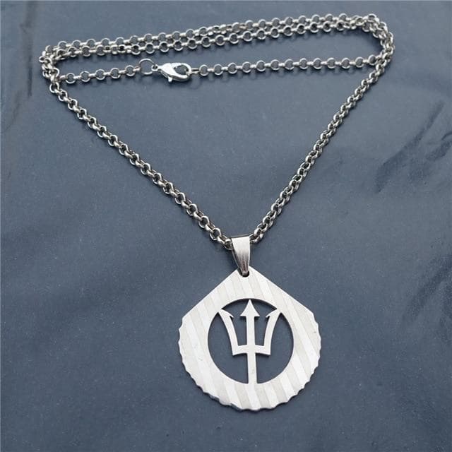 Pendant Necklaces link chain necklace Stainless Steel Necklace a lot Percy Jackson the Olympians The Sea of Percy Jackson Trident Pendant Jewelry For Men|Pendant Necklaces| Ancient Treasures Ancientreasures Viking Odin Thor Mjolnir Celtic Ancient Egypt Norse Norse Mythology