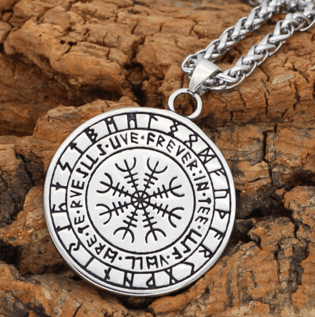 Pendant Necklaces Men Viking Stainless steel Wolf Yggdrasil Raven Helm Of Awe Wolf Necklace with Valknut gift bag|Pendant Necklaces| Ancient Treasures Ancientreasures Viking Odin Thor Mjolnir Celtic Ancient Egypt Norse Norse Mythology